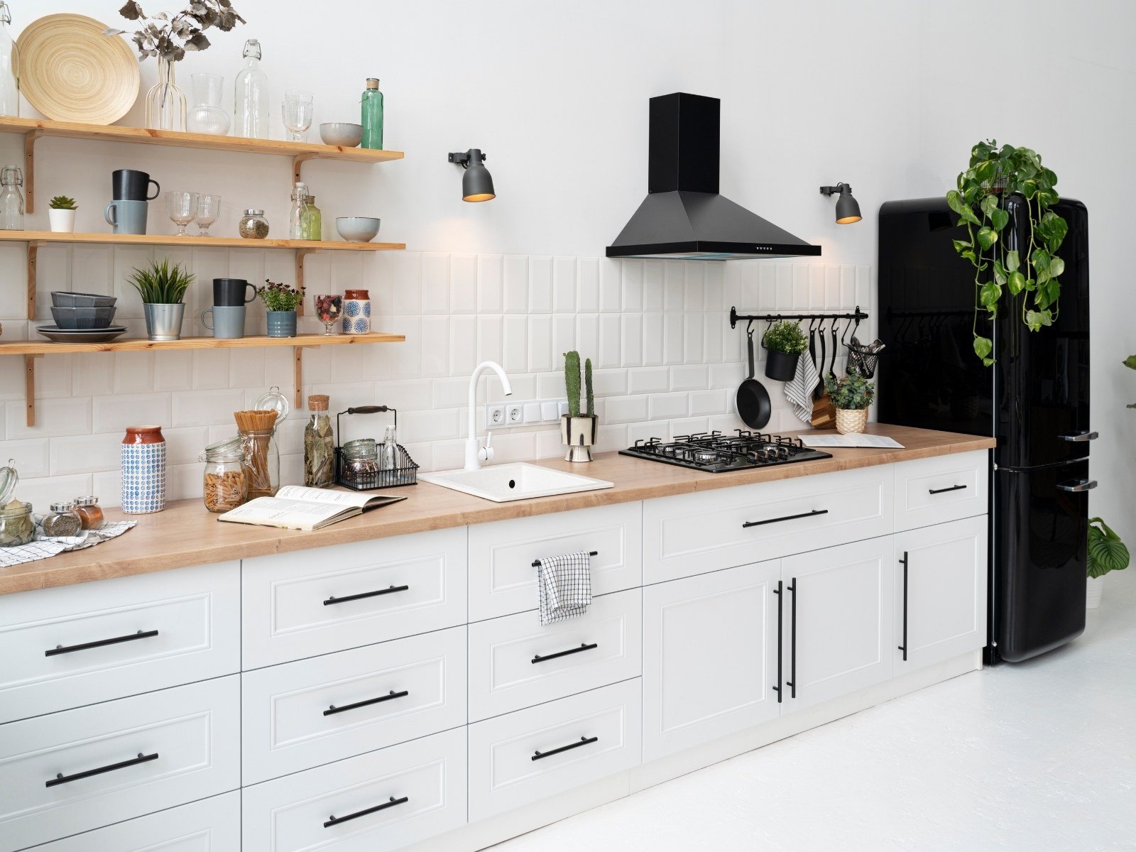 Rendering of a modern kitchen