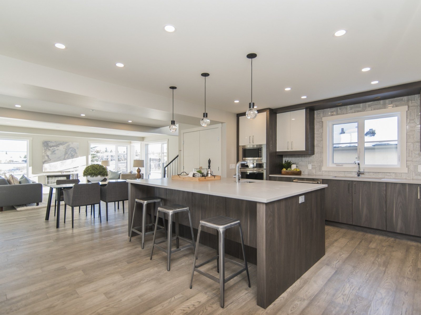 Rendering of a contemporary kitchen