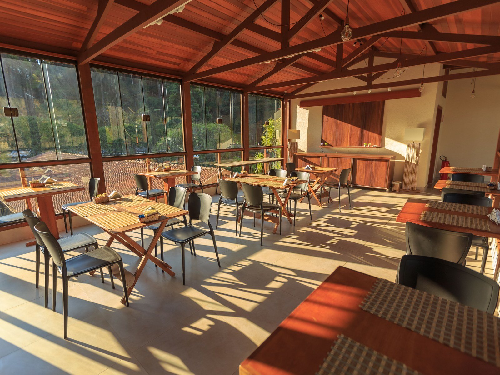 Rendering of a restaurant interior