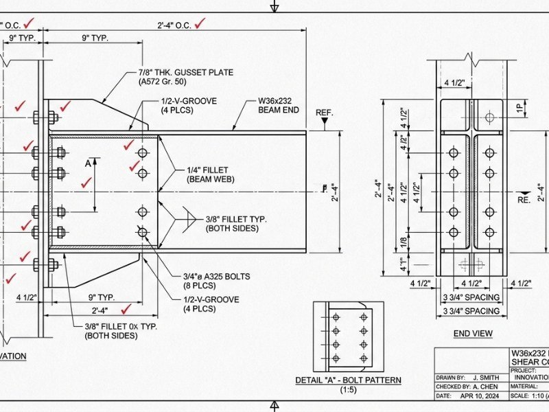 Shop Drawings example